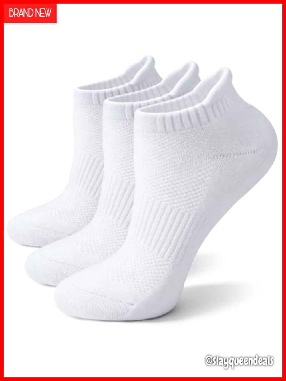 Cushioned Ankle Socks Full Padded Sole Cotton Blend Seamless Toe